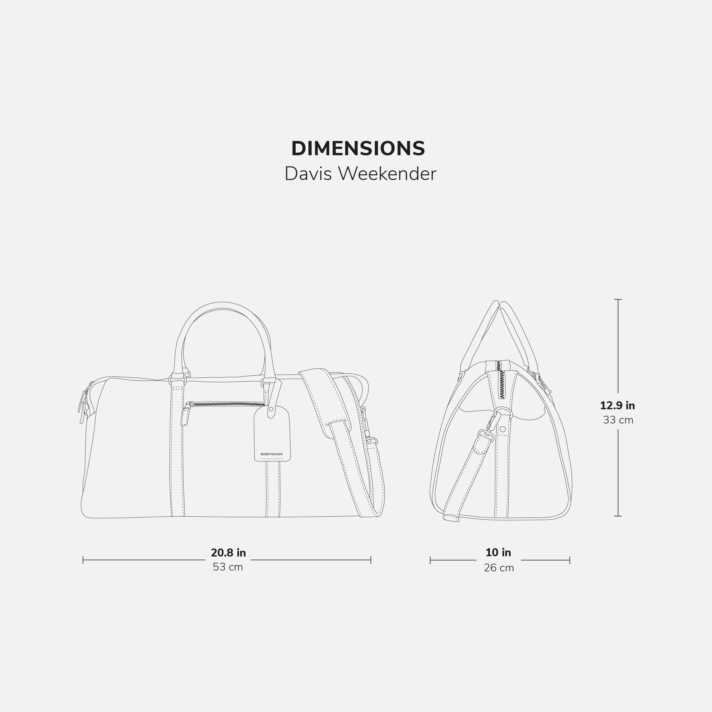 Davis Weekender Bag - Waxed Canvas and Pull-Up Leather - Men's - Image 23