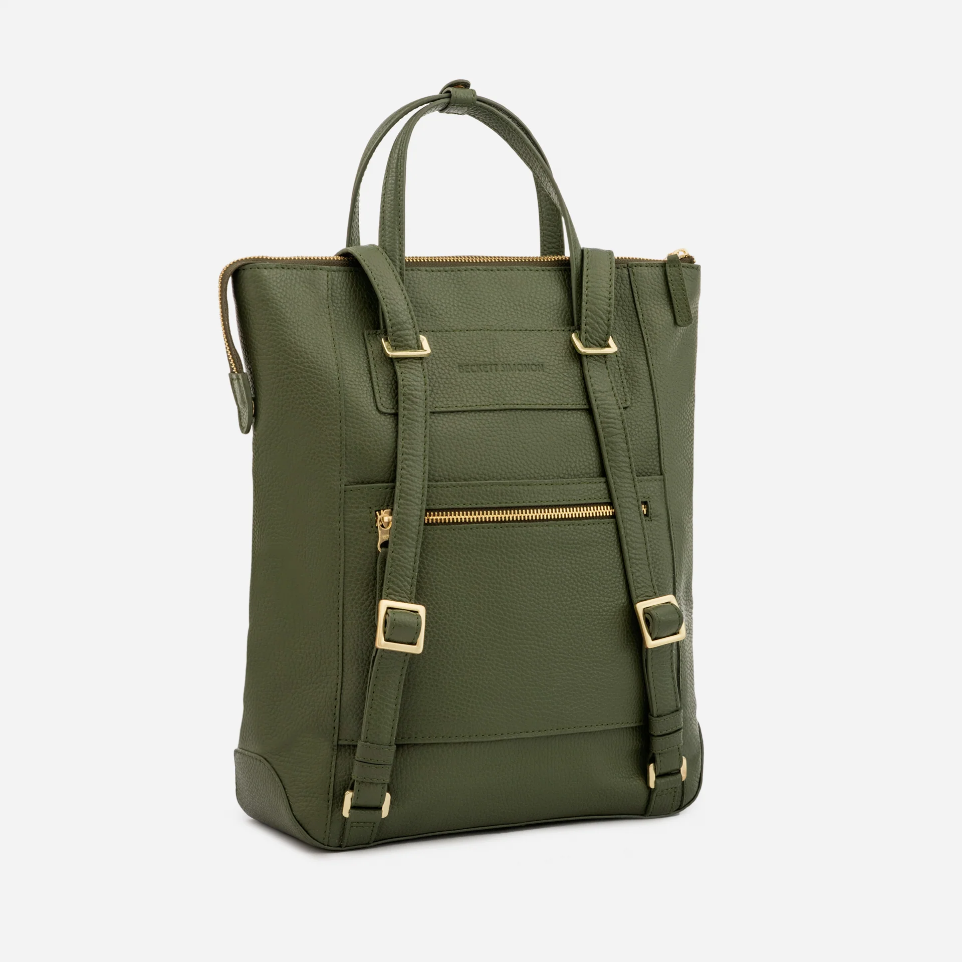 Inez Multi Use Backpack - Women’s Pebbled Leather - Image 8