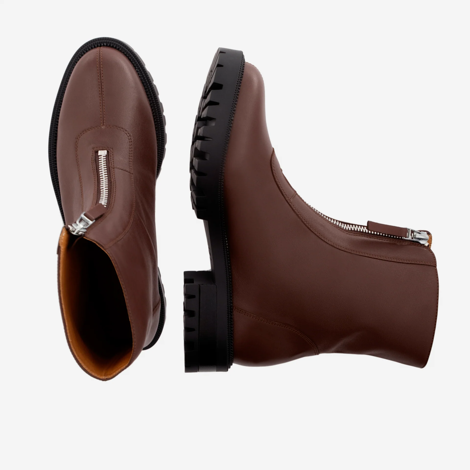 Jenna Zip Up Boots - Women’s  Full-Grain Leather - Image 14