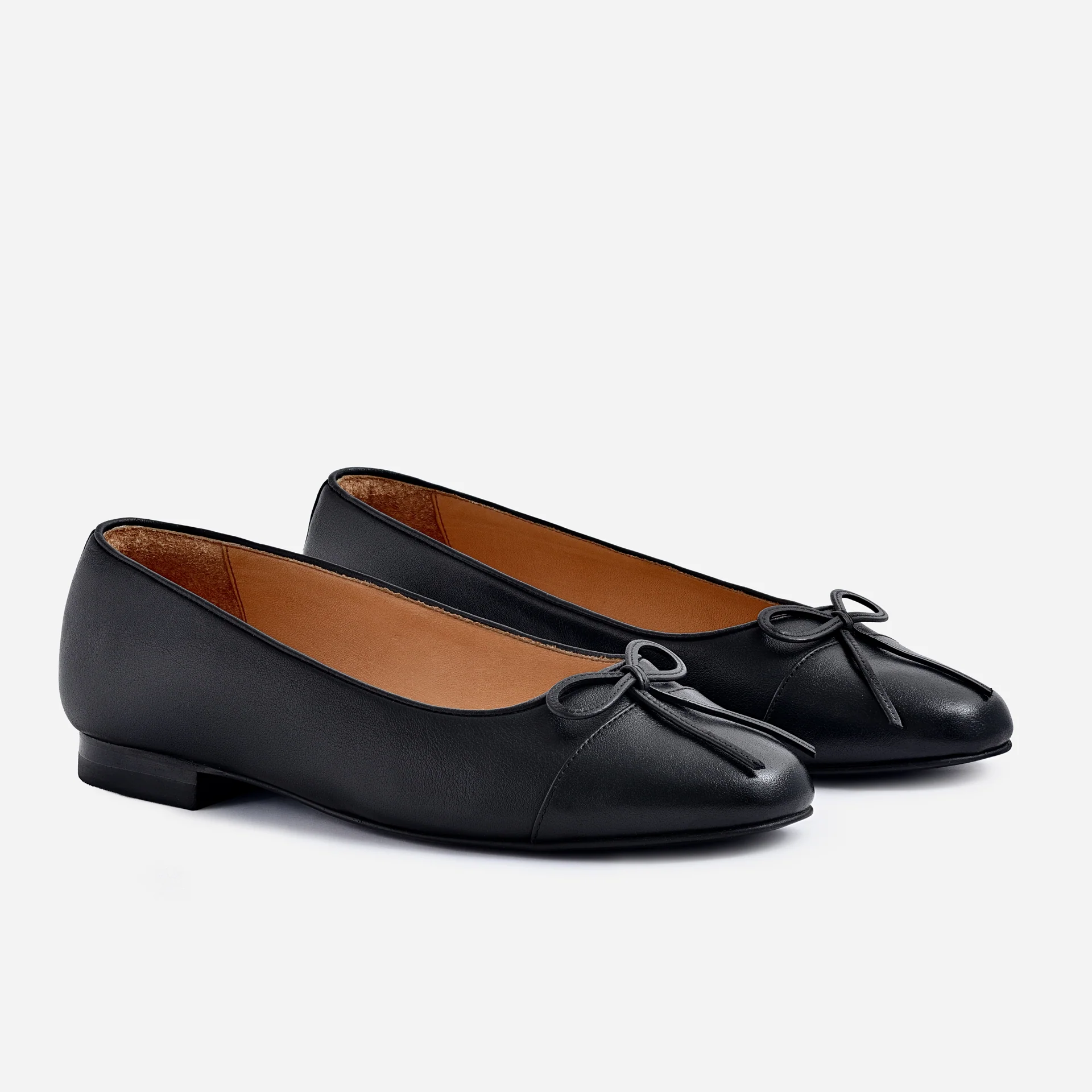 Mona Cap Toe Flats - Full Grain Leather - Women's - Image 6
