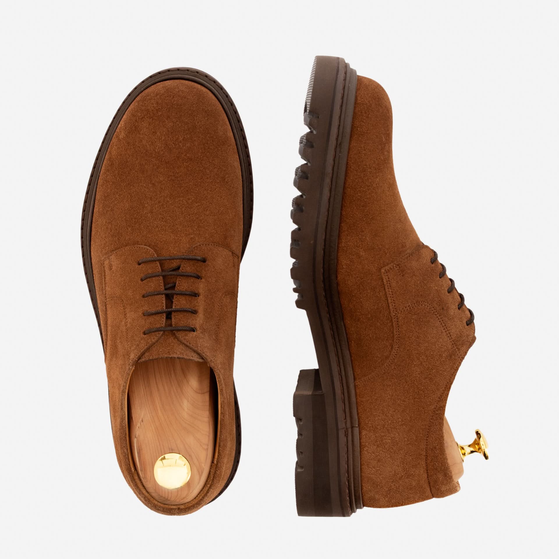 Palermo Derby - Water Repellent Suede - Men’s - Image 9