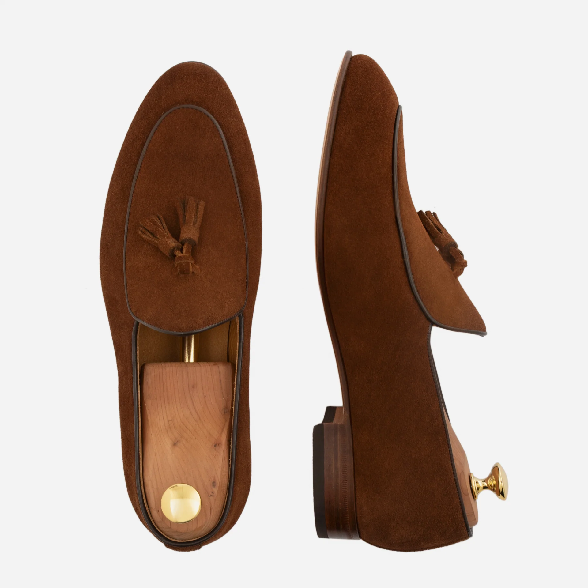 Perry Belgian Loafer - Men’s Water-Repellent Suede - Image 9